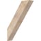 Ekena Millwork 5 1/2"W x 22"D x 30"H Traditional Smooth Knee Brace, Douglas Fir BRC06X22X30TRA00SDF - alternate 1